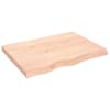 vidaXL vannitoa t&ouml;&ouml;tasapind, 80x60x(2-6) cm, t&ouml;&ouml;tlemata t&auml;ispuit