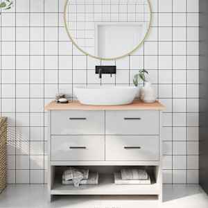 Kopalniški pult 100x40x2 cm neobdelan trden les