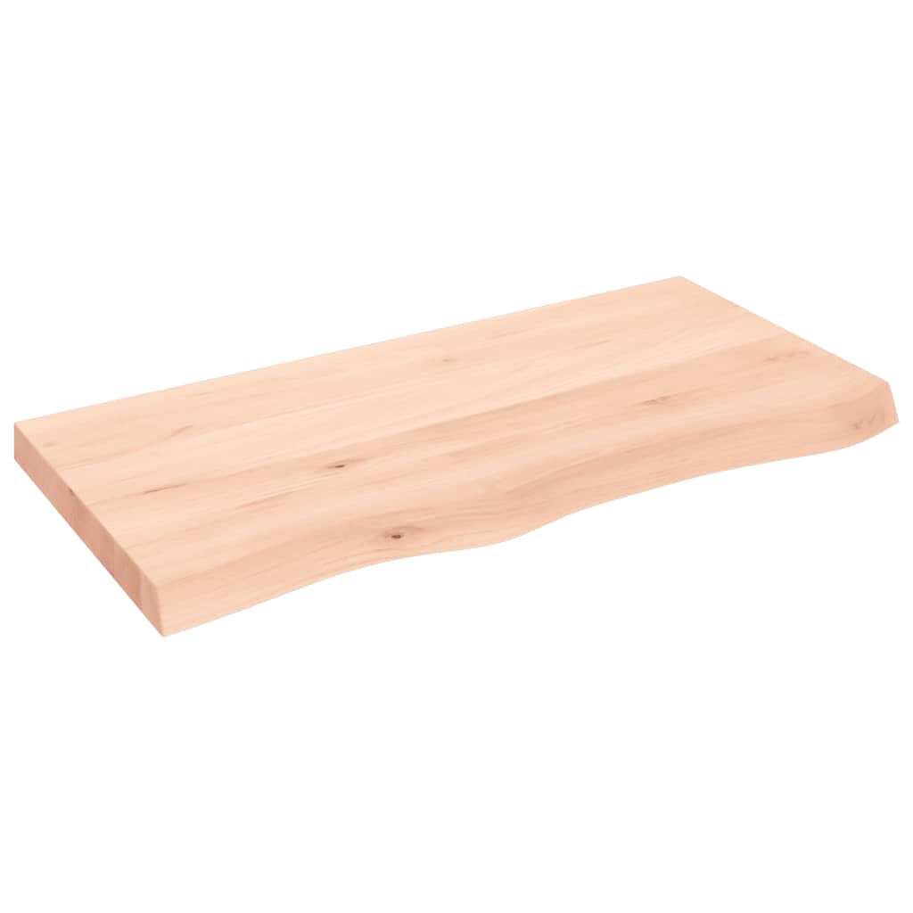 vidaXL Koupelnová deska 100x50x(2-6) cm neošetřené masivní dřevo