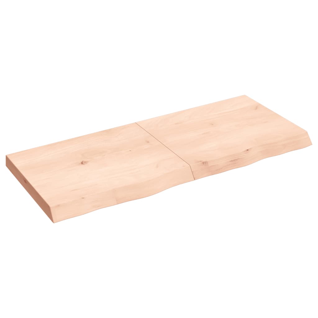 vidaXL Koupelnová deska 120x50x(2-6) cm neošetřené masivní dřevo
