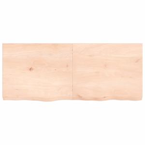 vidaXL Blat de baie, 120x50x(2-6) cm, lemn masiv netratat
