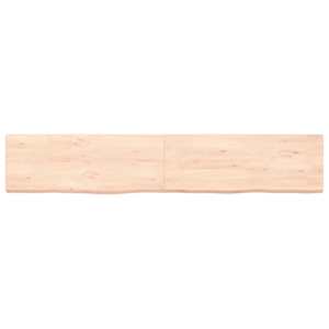 vidaXL Blat de baie, 160x30x(2-4) cm, lemn masiv netratat