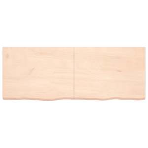 vidaXL Blat de baie, 160x60x(2-4) cm, lemn masiv netratat