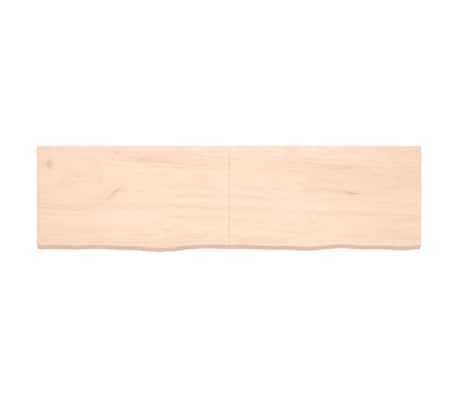 vidaXL Bathroom Countertop 180x50x(2-4) cm Untreated Solid Wood