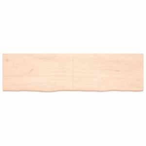 vidaXL Bathroom Countertop 180x50x(2-4) cm Untreated Solid Wood