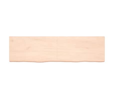 vidaXL Blat de baie, 180x50x(2-6) cm, lemn masiv netratat