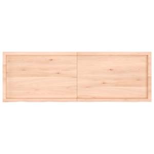 vidaXL Bathroom Countertop 180x60x(2-4) cm Untreated Solid Wood