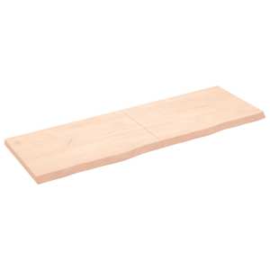 Koupelnová deska 180x60x(2-6) cm neošetřené masivní dřevo - obrázek 2