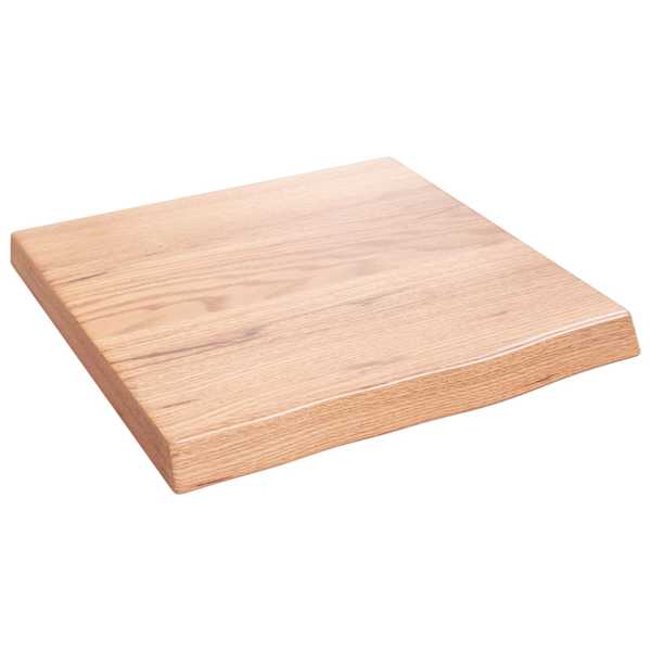 vidaXL vannitoa t&ouml;&ouml;tasapind, helepruun, 40x40x(2-4) cm, t&auml;ispuit