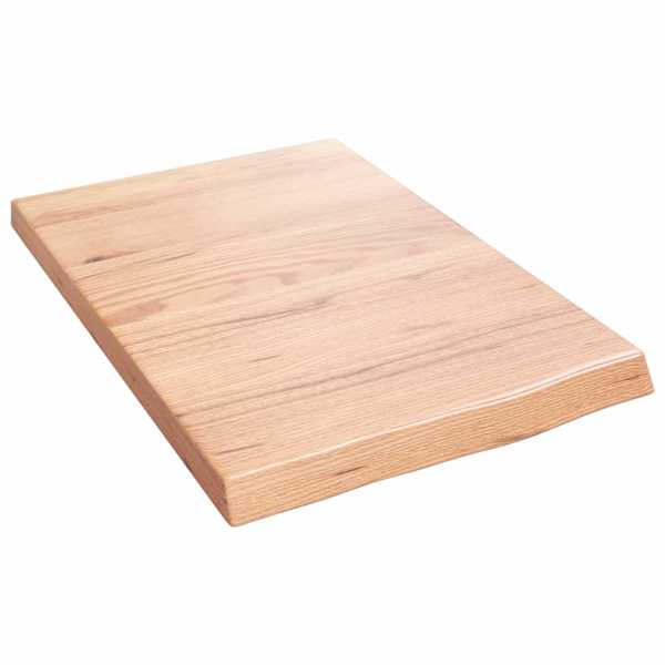 vidaXL vannitoa t&ouml;&ouml;tasapind, helepruun, 40x60x(2-4) cm, t&auml;ispuit