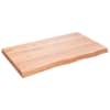 vidaXL vannitoa t&ouml;&ouml;tasapind, helepruun, 100x60x(2-6) cm, t&auml;ispuit