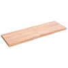 vidaXL vannitoa tasapind, helepruun, 120 x 40 x (2-4) cm, t&auml;ispuit