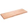 vidaXL vannitoa tasapind, helepruun, 140 x 50 x (2-6) cm, t&auml;ispuit