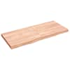 vidaXL vannitoa tasapind, helepruun, 140 x 60 x (2-6) cm, t&auml;ispuit