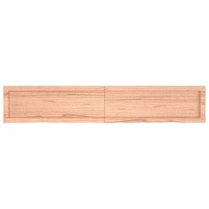 Koupelnová deska hnědá 160x30x(2-4) cm ošetřený masivní dřevo - obrázek 3