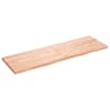 vidaXL vannitoa t&ouml;&ouml;tasapind, helepruun, 160x50x(2-4) cm, t&auml;ispuit