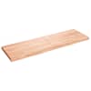 vidaXL vannitoa tasapind, helepruun, 160 x 50 x (2-6) cm, t&auml;ispuit