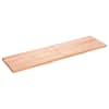vidaXL vannitoa tasapind, helepruun, 180 x 50 x (2-4) cm, t&auml;ispuit