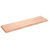 vidaXL vannitoa tasapind, helepruun, 180 x 50 x (2-6) cm, t&auml;ispuit