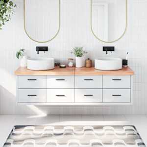 Kopalniški pult svetlo rjav 180x60x(2-6) cm obdelan trden les