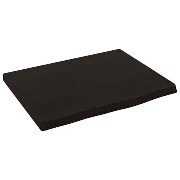 vidaXL vannitoa tasapind, tumepruun, 40x30x2 cm, t&ouml;&ouml;deldud t&auml;ispuit