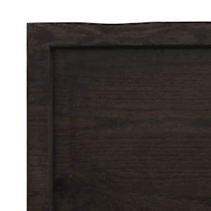 Koupelnová deska tmavě hnědá 60x30x(2-4) cm ošetřený masiv - obrázek 6