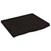vidaXL vannitoa tasapind, tumepruun, 60x60x(2-4)cm t&ouml;&ouml;deldud t&auml;ispuit