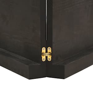 Koupelnová deska tmavě hnědá 120x40x(2-6) cm ošetřený masiv - obrázek 8