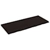 vidaXL vannitoa tasapind, tumepruun, 120x50x(2-4)cm t&ouml;&ouml;deldud t&auml;ispuit