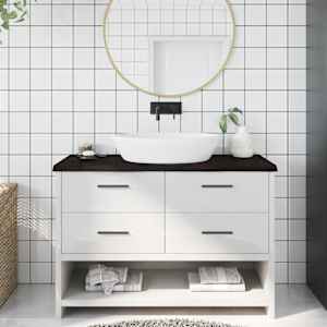 Kopalniški pult temno rjav 120x50x(2-4) cm obdelan trden les