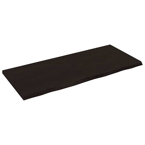 vidaXL vannitoa tasapind, tumepruun, 140x60x(2-4)cm t&ouml;&ouml;deldud t&auml;ispuit