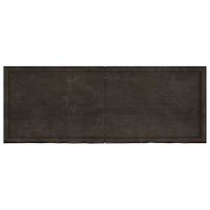 Koupelnová deska tmavě hnědá 160x60x(2-4) cm ošetřený masiv - obrázek 4