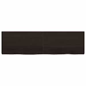 Koupelnová deska tmavě hnědá 180x50x(2-6) cm ošetřený masiv - obrázek 3