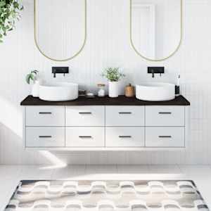 Kopalniški pult temno rjav 180x60x(2-4) cm obdelan trden les