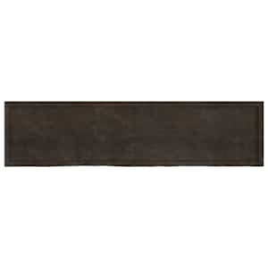 Koupelnová deska tmavě hnědá 200x50x(2-6) cm ošetřený masiv - obrázek 4