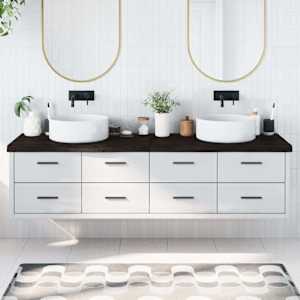 Kopalniški pult temno rjav 200x50x(2-6) cm obdelan trden les