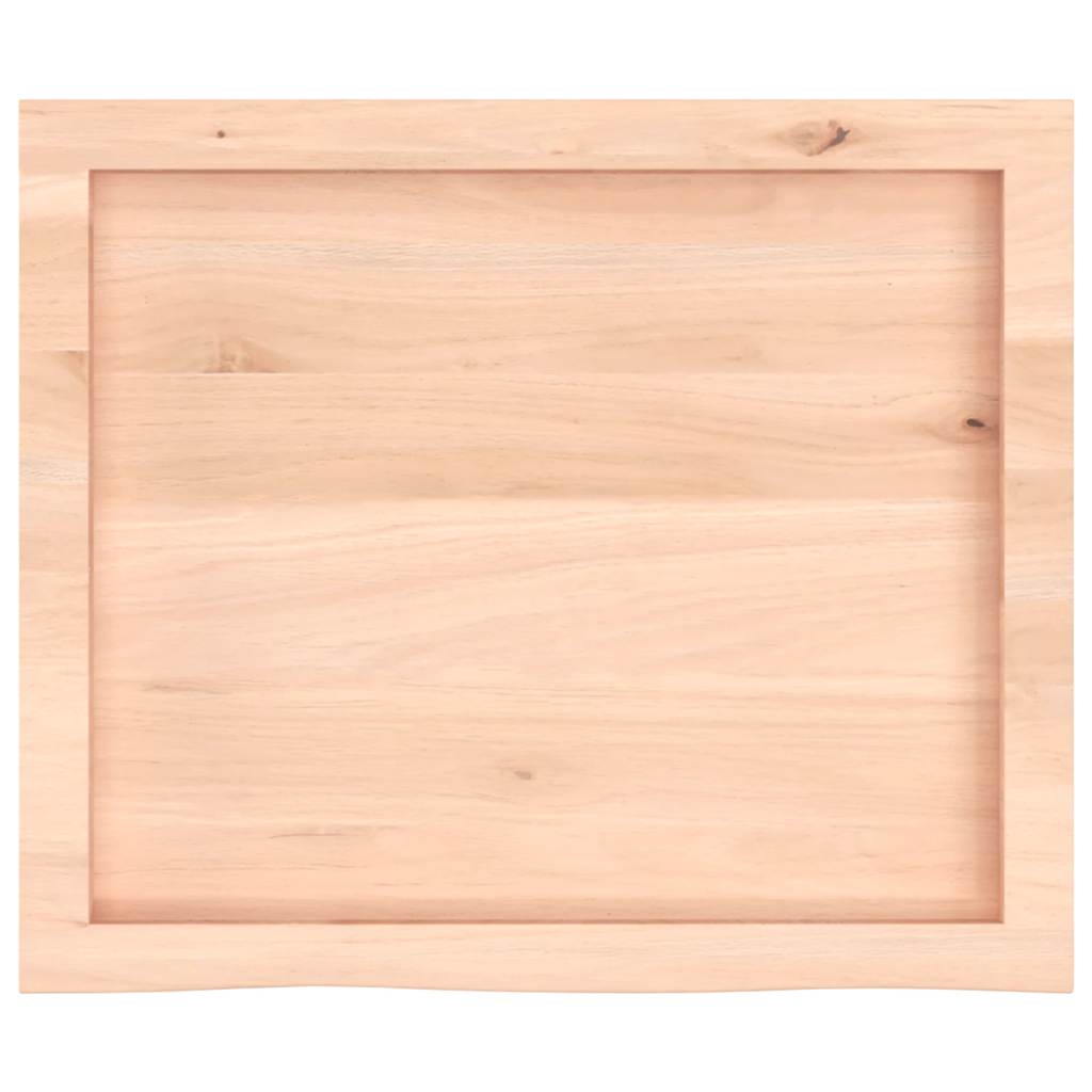 vidaXL Tafelblad 60x50x(2-4) cm onbehandeld massief eikenhout, foto 4