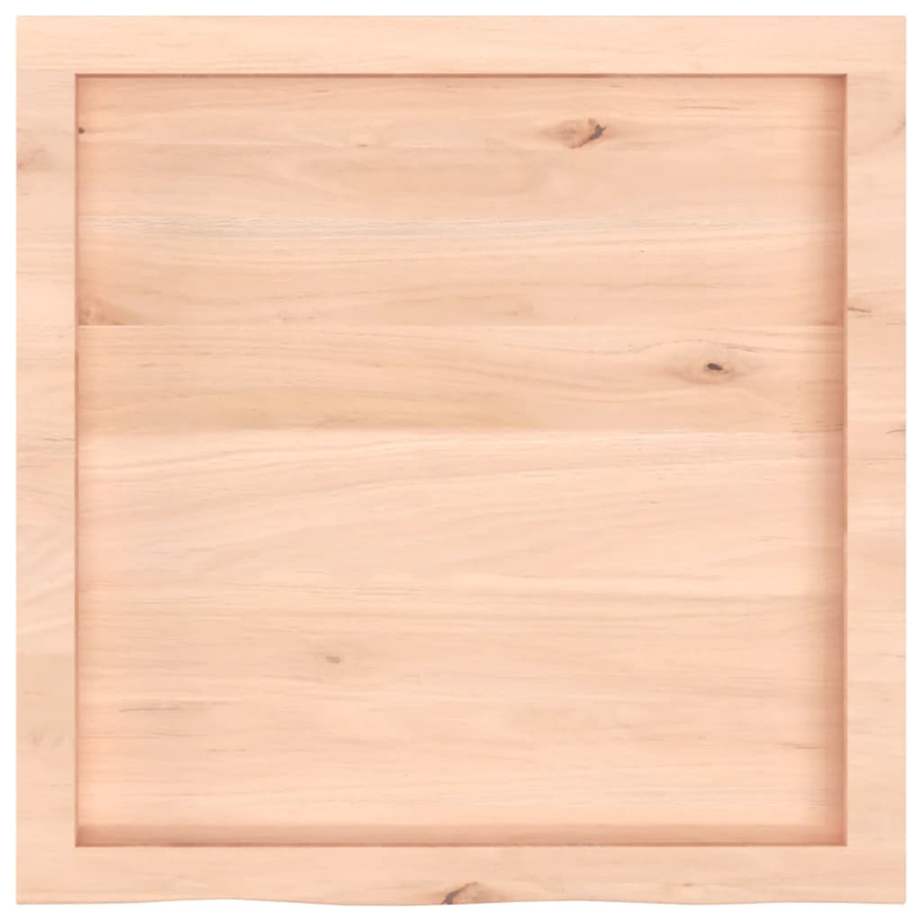 vidaXL Tafelblad 60x60x(2-4) cm onbehandeld massief eikenhout, foto 4