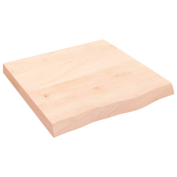 vidaXL lauaplaat, 60 x 60 x (2-6) cm, t&ouml;&ouml;tlemata tammepuit