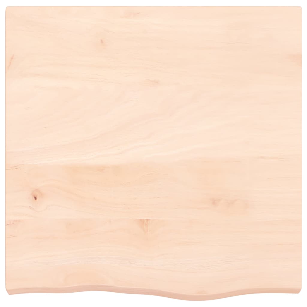 vidaXL Tafelblad 60x60x(2-6) cm onbehandeld massief eikenhout afbeelding