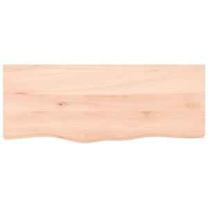 Stolní deska 100x40x(2-6) cm neošetřený masivní dubové dřevo - obrázek 3