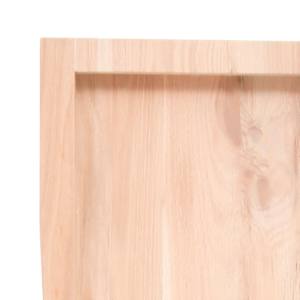 Stolní deska 100x40x(2-6) cm neošetřený masivní dubové dřevo - obrázek 6