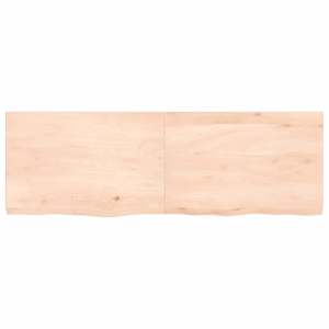 vidaXL Επιφάνεια Τραπεζιού 120x40x(2-4)εκ Ακατέργαστο Μασίφ Ξύλο Δρυός