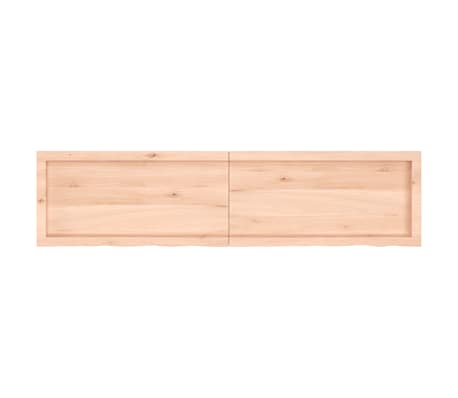 vidaXL Blat de masă, 160x40x(2-6) cm, lemn masiv de stejar netratat