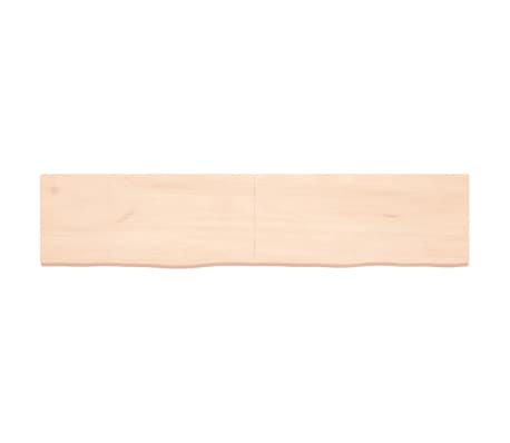 vidaXL Επιφάνεια Τραπεζιού 180x40x(2-4)εκ Ακατέργαστο Μασίφ Ξύλο Δρυός