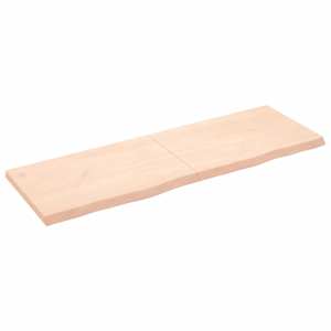 Stolní deska 180x60x(2-6) cm neošetřený masivní dubové dřevo - obrázek 1