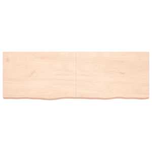 Stolní deska 180x60x(2-6) cm neošetřený masivní dubové dřevo - obrázek 3