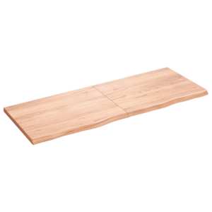 Mizna plošča sv. rjava 160x60x(2-4)cm obdelana trdna hrastovina