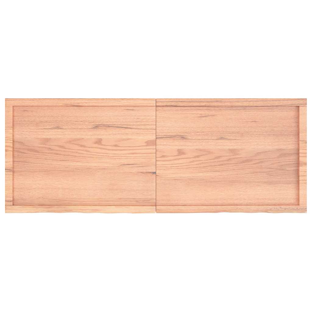 Thumbnail - vidaXL Tischplatte Hellbraun 160x60x(2-4)cm Massivholz Eiche Behandelt