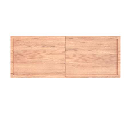 vidaXL Table Top Light Brown 160x60x(2-6) cm Treated Solid Wood Oak